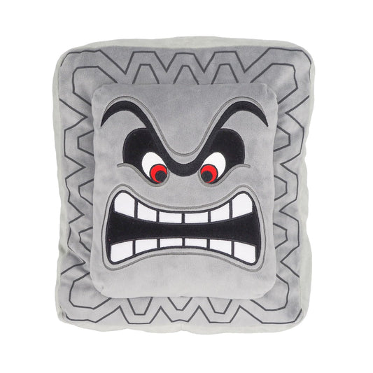 Nintendo Together+ - Super Mario Plush Toy - Thwomp 37 cm, Grey