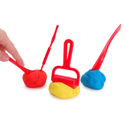 Toyland® 12 Piece Paw Patrol Chase Dough Bucket Activity Set - 3 Dough, 3 Cutters, 1 Roller, 3 Stamps, 1 Wipeable Play Screens & 1 Bucket - Arts & Crafts Toys