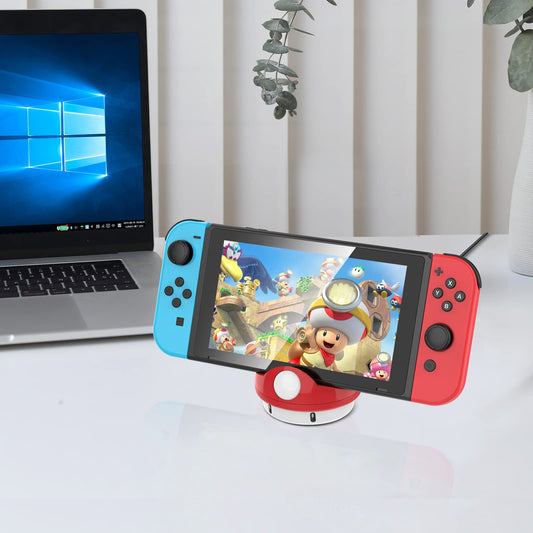 HEIYING Switch Docking Station for Nintendo Switch 2/ Lite/OLED, Portable Carrying Charging Dock witch Type C Port to Charge Console