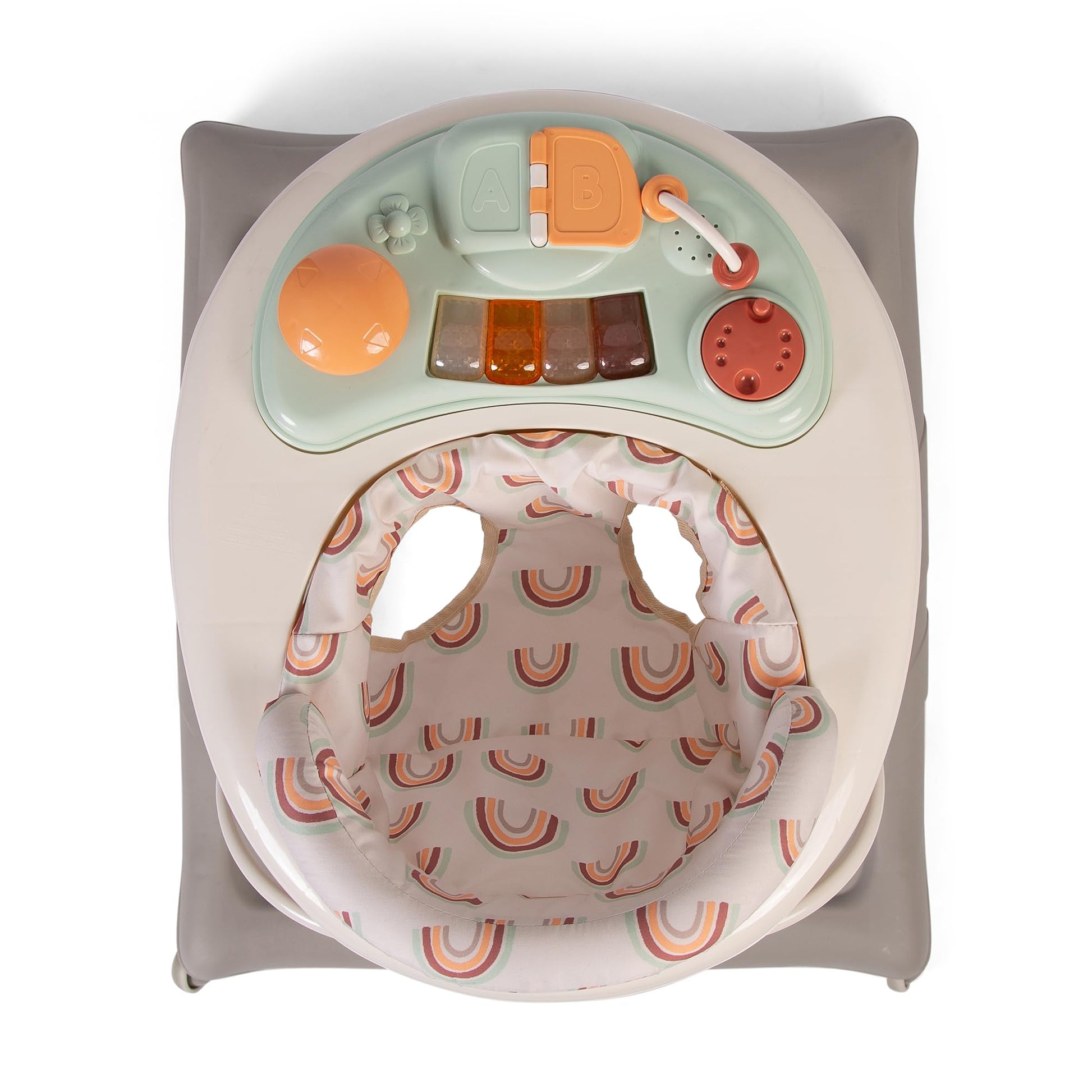Red Kite Baby Go Round Jive electronic walker with interactive musical play tray and woodland walk design for toddlers.