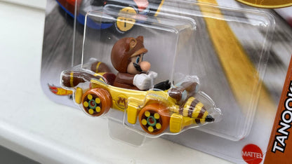 Hot Wheels Mario Kart Tanooki Mario Bumble V Die-cast Car - Car - Kids, Video Game Fans - Children aged 3 and above - Unisex