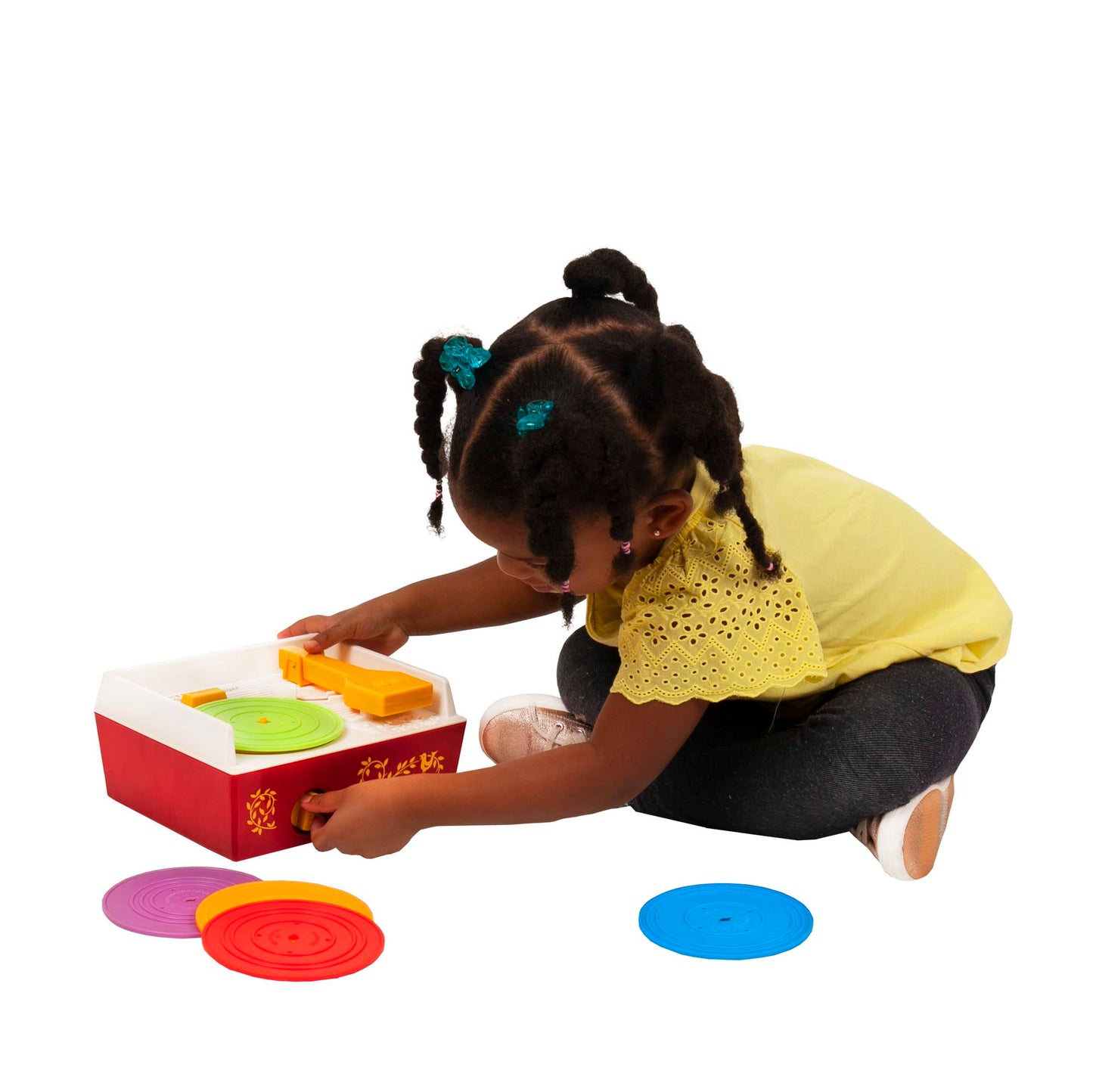 Fisher-Price 01697 Classics Music Box Record Player Baby Musical Toy, Pretend Play For Boys And Girls, Ages 18 Months+, 1697, Multicolour