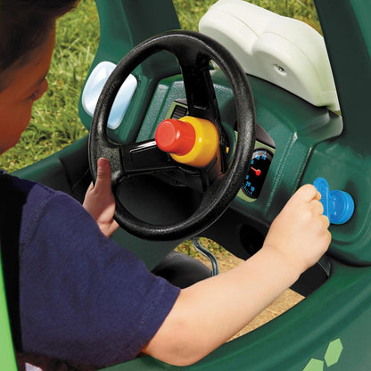 little tikes Cozy Coupe Dino - Ride On for Kids with Real Working Horn, Clicking Ignition Switch, & Fuel Cap - For Kids 18 Months - 5 years