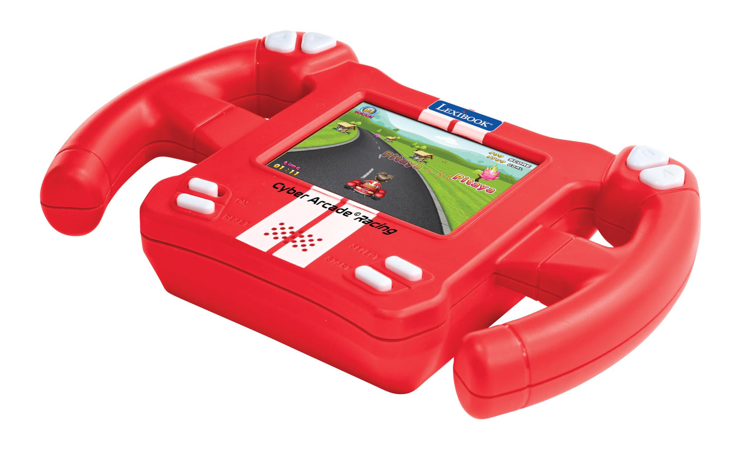 Lexibook, Cyber Arcade, Motion Console, 30 racing, action and puzzle games, Control by tilting, Red, JL3150