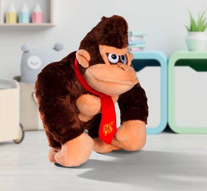 Simba Nintendo Super Mario Donkey Kong plush soft toy, 30cm, featuring colorful, soft fabric and detailed character design for kids.