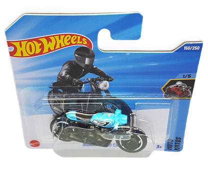 Hot Wheels - Honda CB750 Café - HW Moto 1/5 - JBB79 - Short Card - Motorcycle - Light Blue - Mattel 2025 - Officially Licensed Honda Model - 1:64