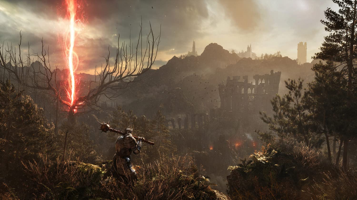 Xbox Series X game disc for Lords of the Fallen Deluxe Edition by CI Games, published by Warner Bros.