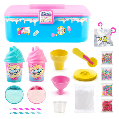 Canal Toys So Slime DIY fluffy slime kit with scented slime, shakers, powders, decorations, and storage case for children aged 6+