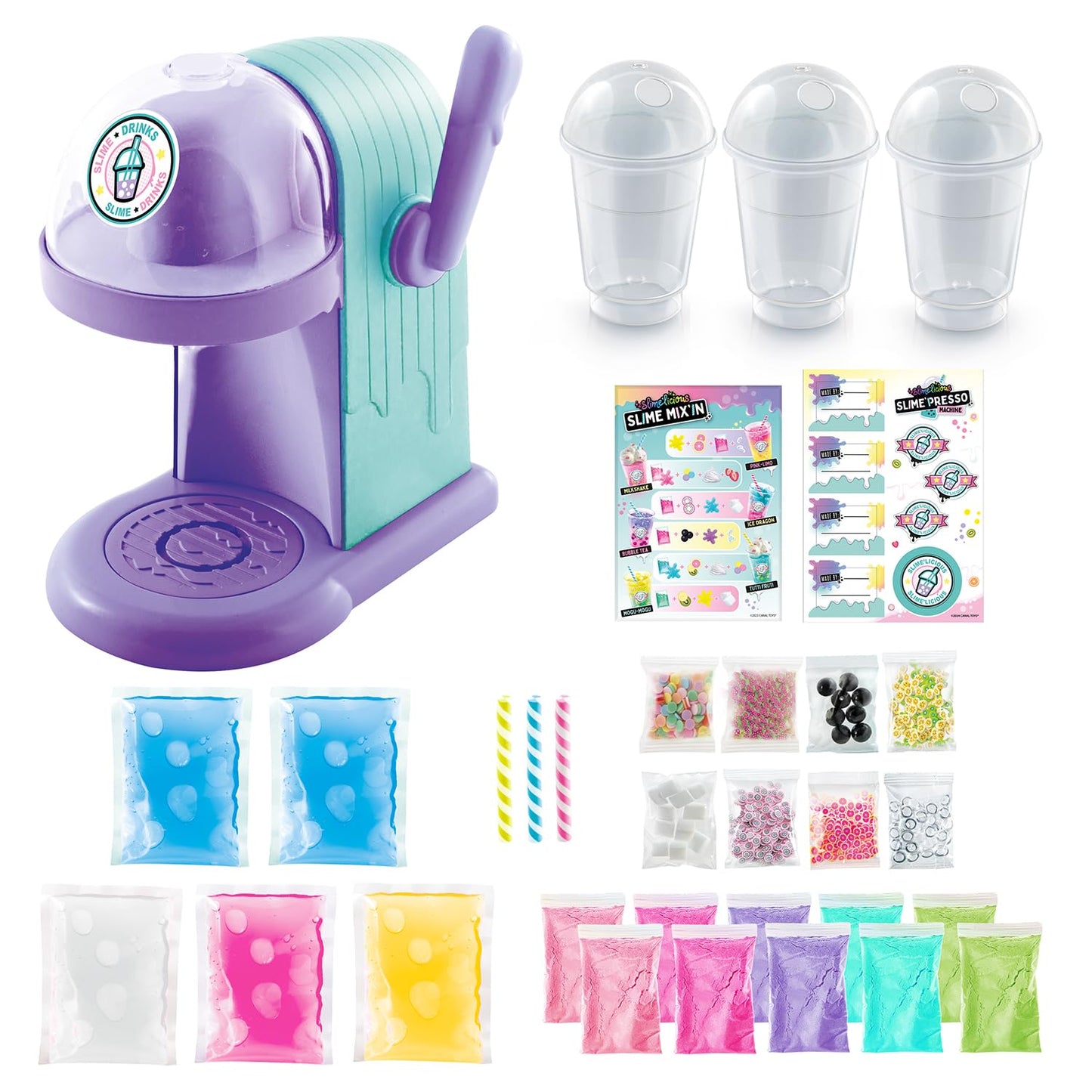 Canal Toys SSC 254 So Slime electronic machine creating colorful slime drinks for children age 6+ with creative manual activity.