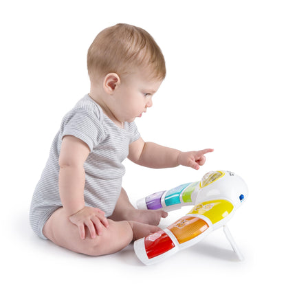 Baby Einstein Glow & Discover Light Bar musical activity station with colorful lights, buttons, and sensory features for babies 3 months+.