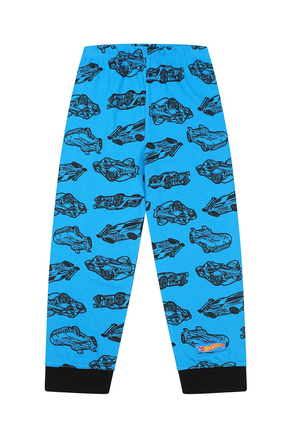 Hot Wheels Boys Long Pyjama Set Cars Pjs For Kids (2-3 Years) Blue