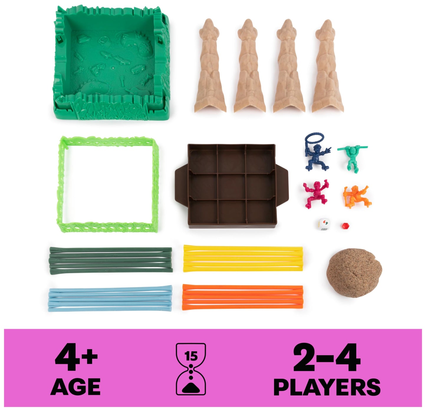 Sink N’ Sand, Quicksand Kids Board Game with Kinetic Sand for Sensory Fun and Learning – Easy Toy Gift Idea, for Preschoolers and Kids Ages 4 and up