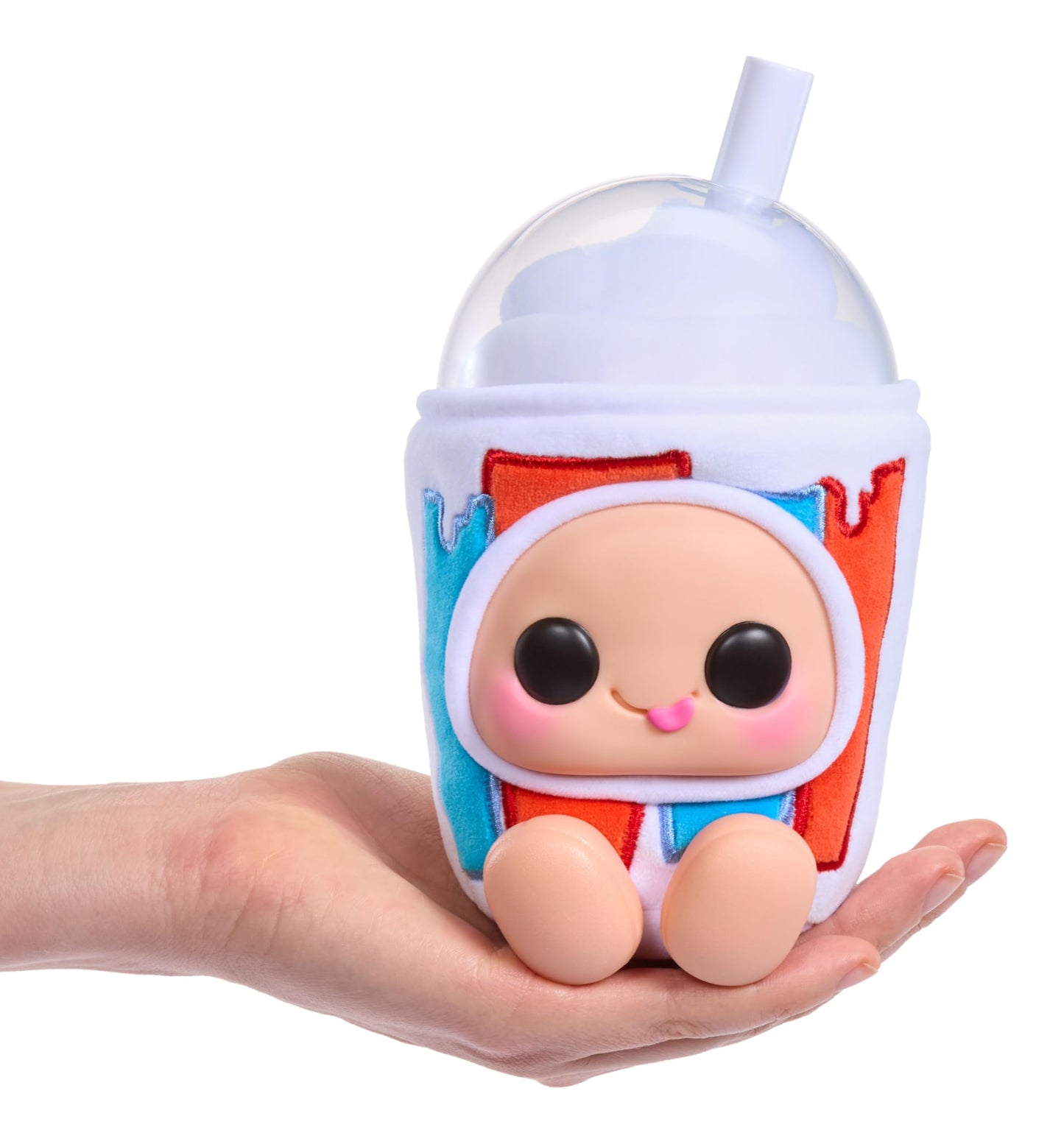 Hyojo ICEE Slushies Series - Soft Collectable Plush Characters, 3 to Collect Including Cherry, Blue Raspberry and White Cherry, For All Ages