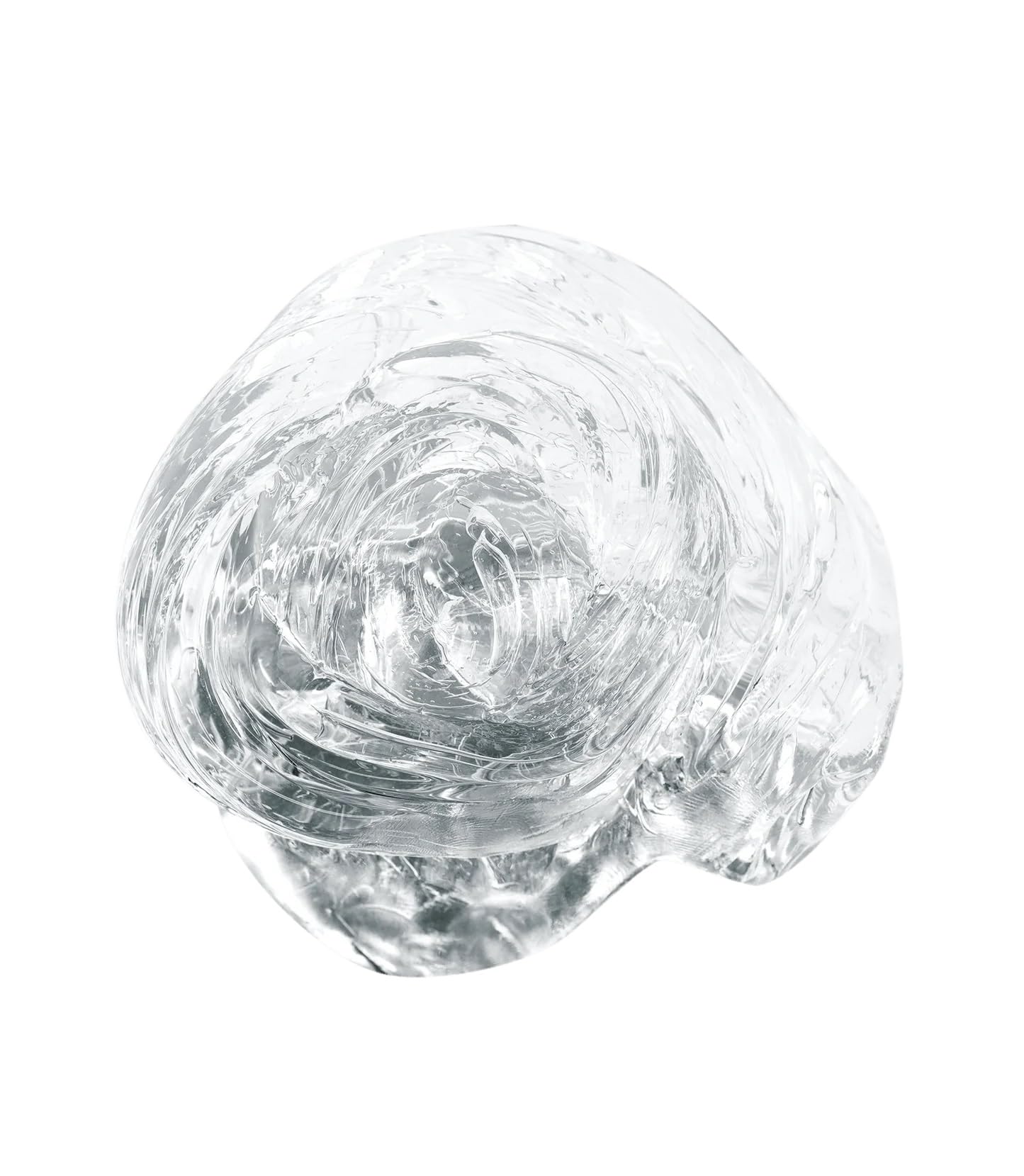 Crazy Aaron's Thinking Putty Liquid Glass in a clear 4-inch tin, see-through stress relief and creative therapy toy for kids and adults.