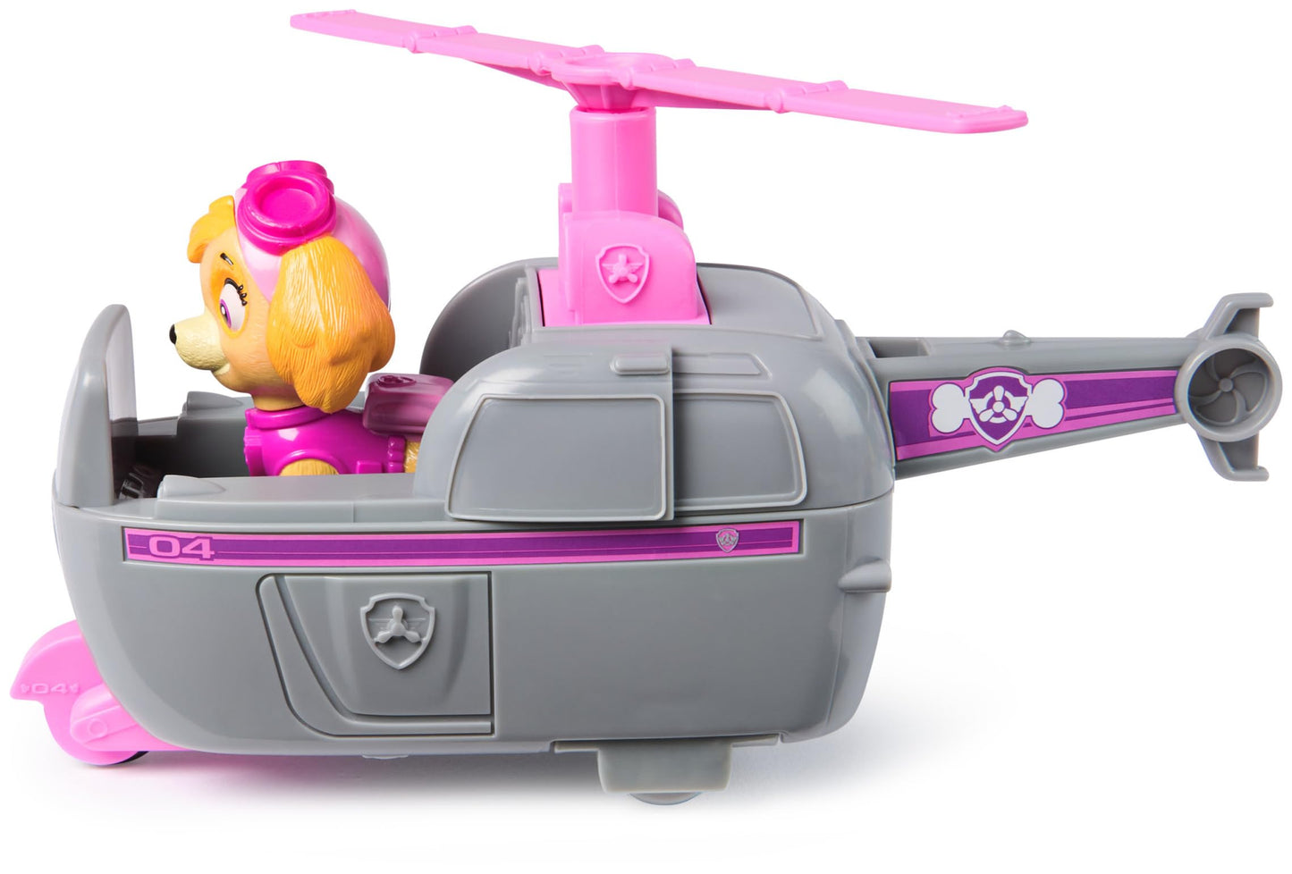 Paw Patrol, Skye’s Helicopter, Toy Vehicle with Collectible Action Figure, Sustainably Minded Kids’ Toys for Boys & Girls Aged 3 and Up
