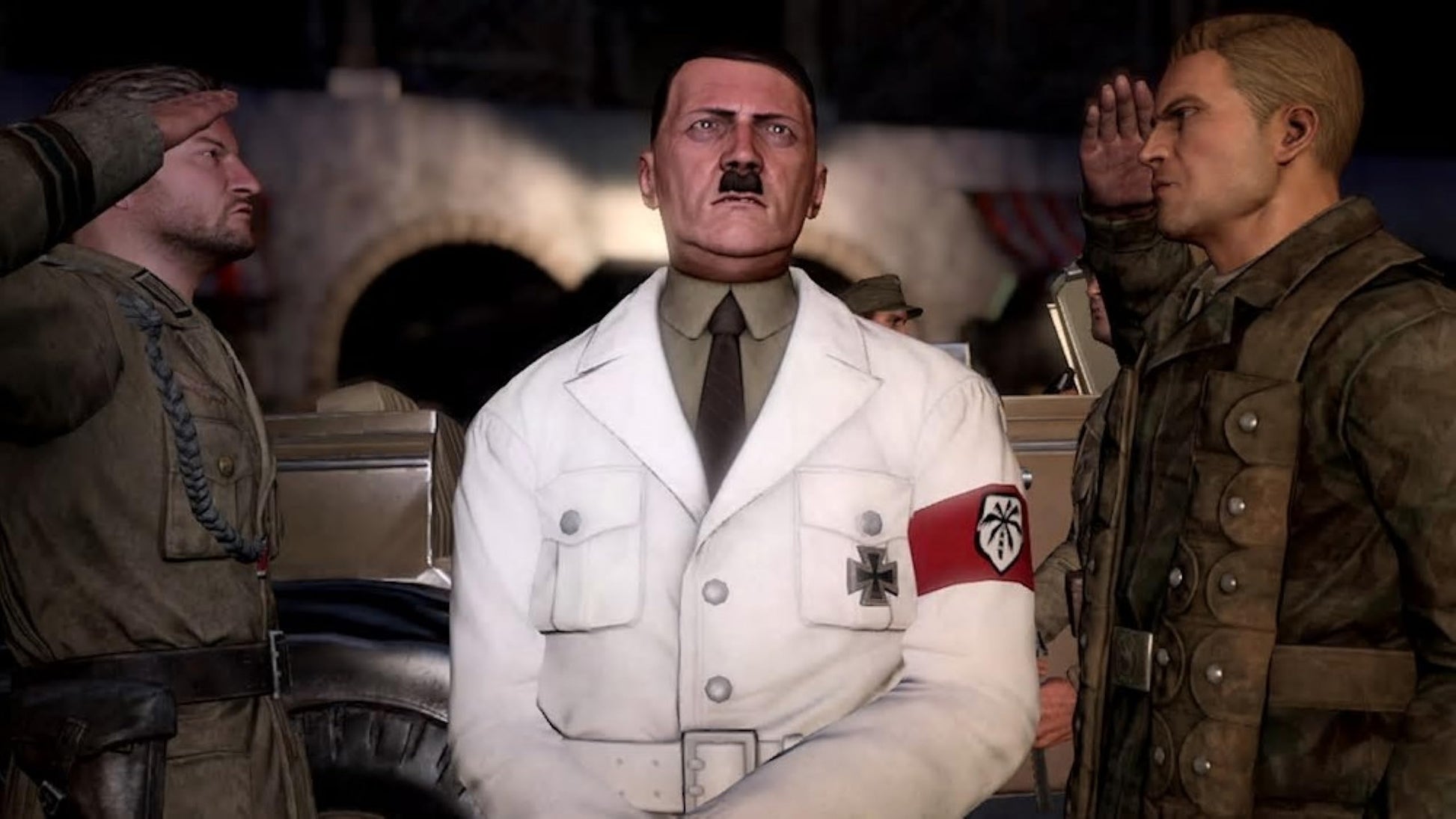 Sniper Elite 3 Ultimate Edition Nintendo Switch game cartridge by Fireshine Games, featuring cover art with sniper and combat scene.