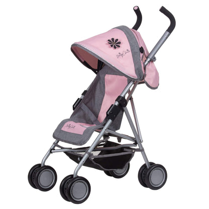 Daisy Chain Zipp Max Dolls Pushchair – Adjustable handles from 76-82cm. For children of 4, 5, 6, 7, 8 or 9 years. (Classic Pink)