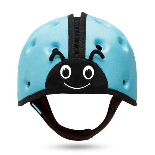 SafeheadBABY Soft Helmet for Babies Learning to Walk - Ladybird Blue