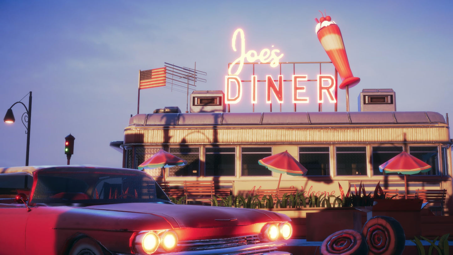 Screenshot of "Deliver At All Costs" PS5 game by Konami showing in-game action and game logo on a PlayStation 5 screen.