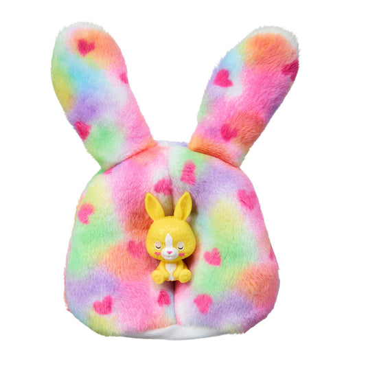 Barbie Cutie Reveal Doll & Accessories with Tie-Dyed Bunny Plush Costume & 10 Surprises Including Color Change, Color Dream Series, HRK38