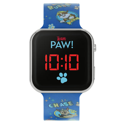 Paw Patrol Kids Blue Strap LED Watch PAW4345