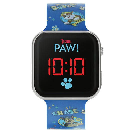 Paw Patrol Kids Blue Strap LED Watch PAW4345