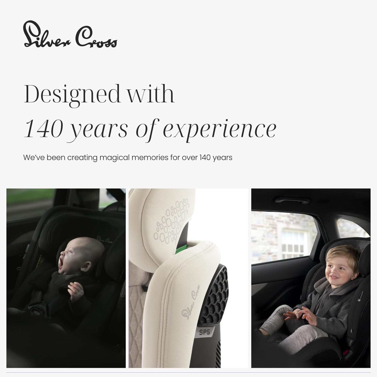 Silver Cross - Motion All Size 2 360 Car Seat - Newborn to 12 years - Isofix Car seat - 5 Point Safety Harness - 360 Rotation - Almond