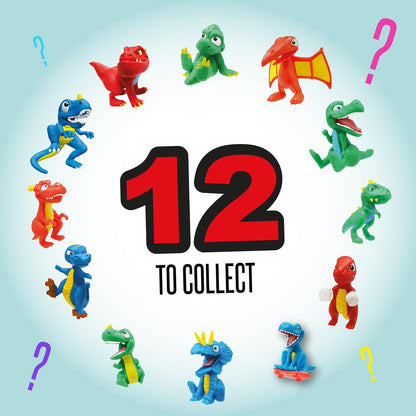 So Slime collectible slime set with three pots, dinosaur figurines, colorful slime, and sensory activity for children ages 5+.