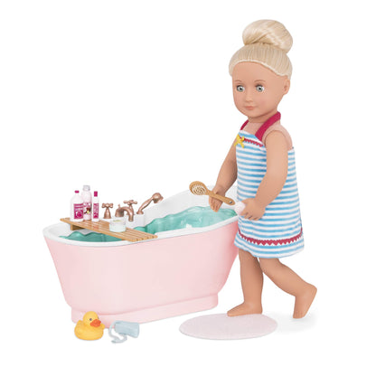 Our Generation by Battat- Bath & Bubbles Deluxe Set for 18" Dolls- Toy, Doll & Accessories for 18" Dolls- Ages 3 Years & Up