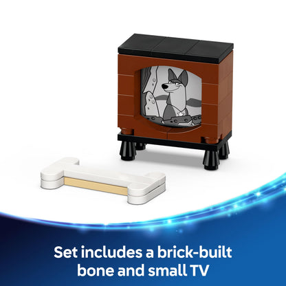 LEGO ǀ Disney Lucky & Penny 101 Dalmatians Puppies Toy - Play & Display Animal Figures with Movable Heads, Legs & Tails - incl. a Bone and TV - Gift for 6+ Year Old Girls 43271