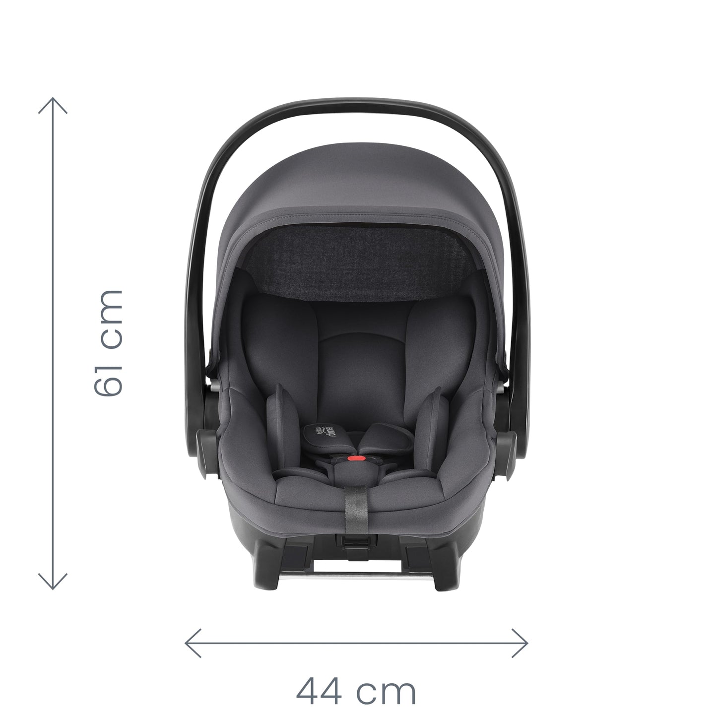 BRITAX RÖMER Infant Carrier Baby-Safe CORE, car seat for Babies from Birth to 83 cm (15 Months), Frost Grey
