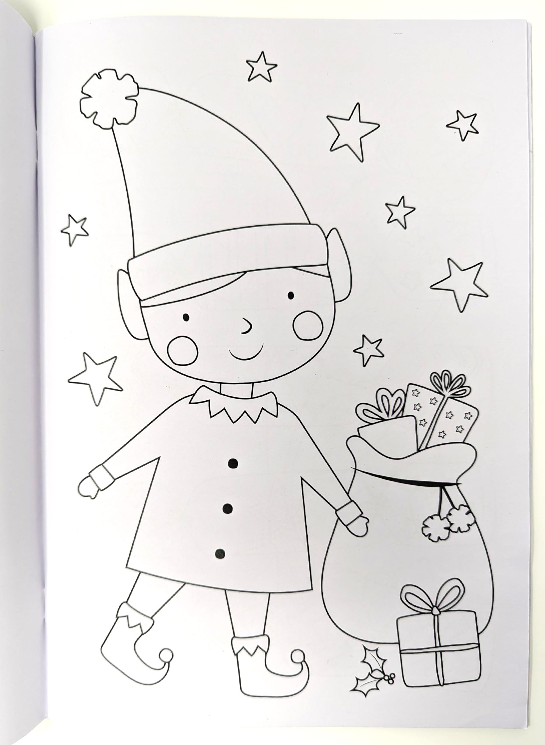 YLAB Christmas activity book set for kids includes colouring, dot-to-dot, and puzzle books on recycled paper, perfect festive fun.