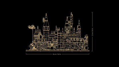 LEGO Harry Potter Hogwarts Castle and Grounds - Collectible Set for Adults incl. Main & Astronomy Towers, Great Hall, Chamber of Secrets & Architect Minifigure - 76419