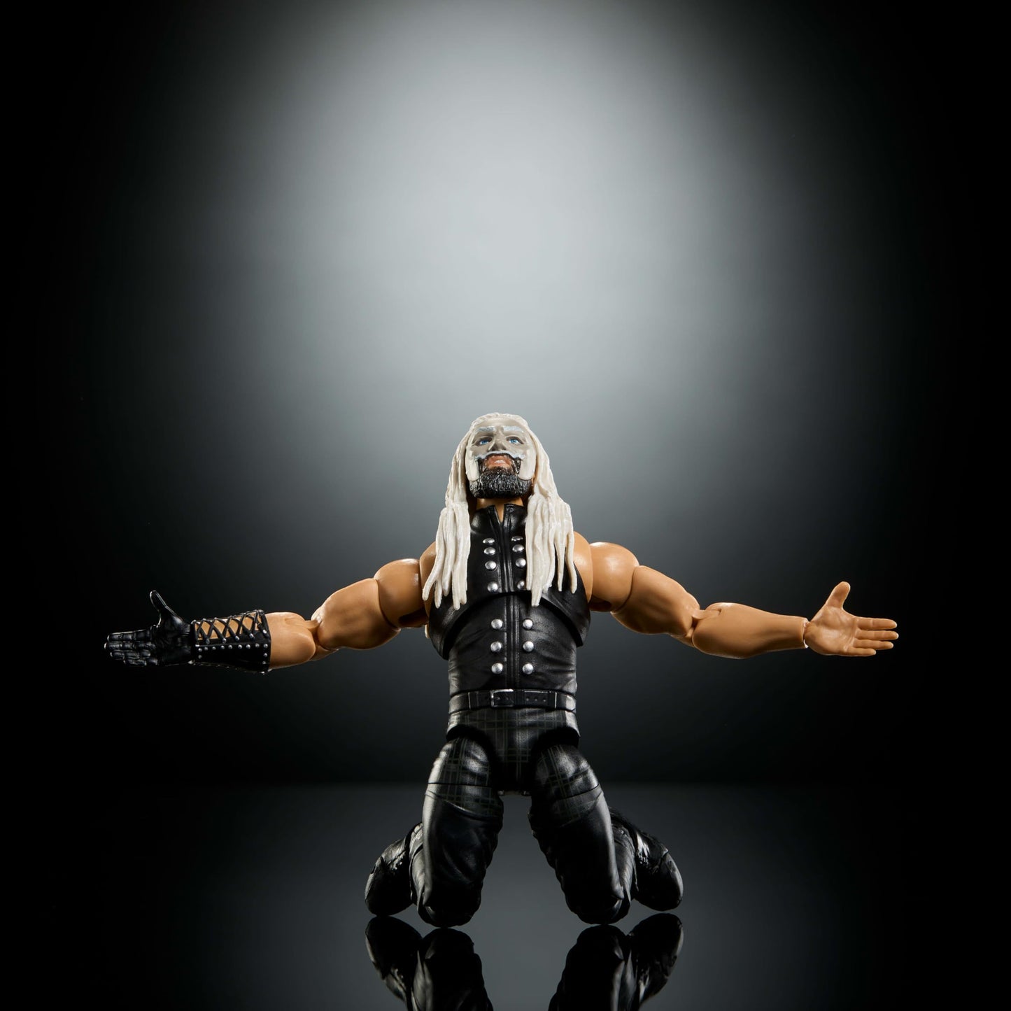 Mattel WWE Ultimate Edition Action Figure & Accessories Set, Uncle Howdy 6-inch Collectible with Swappable Heads & Hands, 30 Articulation Points, JHV86