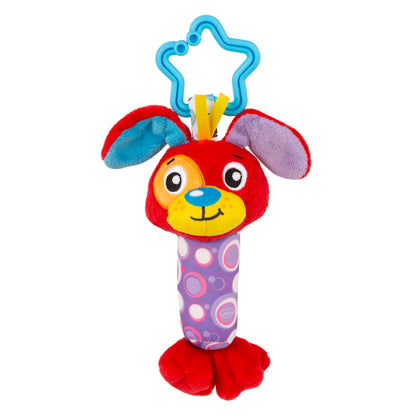 Playgro Tinkle Trio on the Go, With squeaking, rattling and tinkling Noises, From 0 Months, Multicoloured, 40193