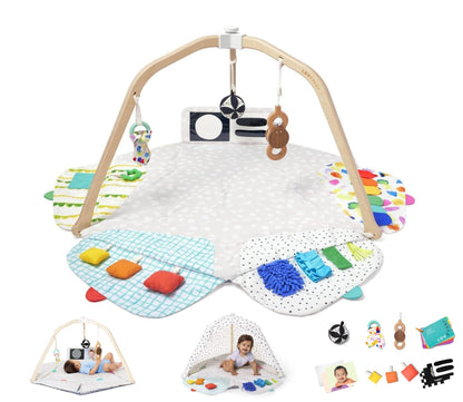 LOVEVERY | The Play Gym | Award Winning For Baby, Stage-Based Developmental Activity Gym & Play Mat for Baby to Toddler