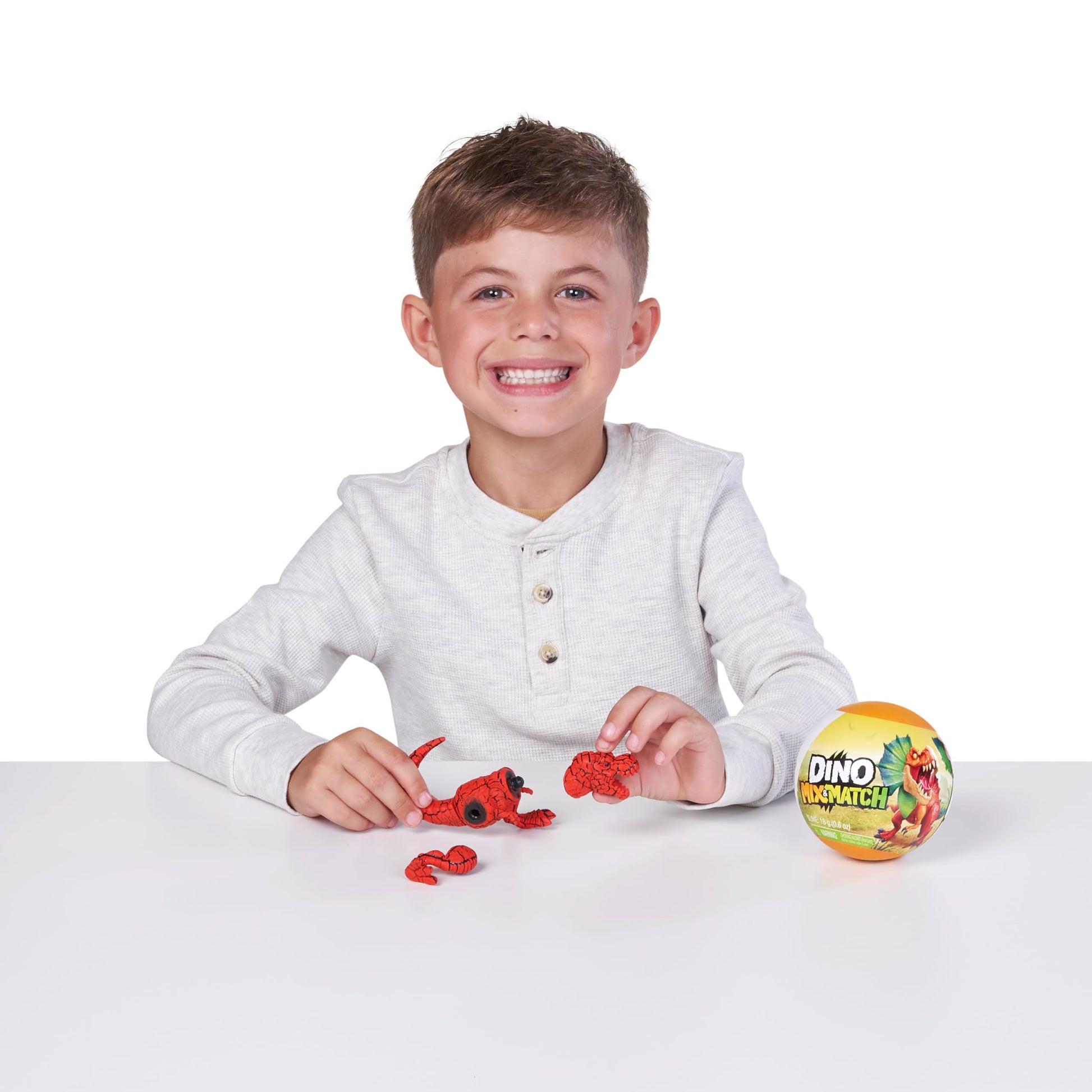 Five Surprise Dino Mix & Match 2 capsules by ZURU, featuring collectible miniature dinosaur toys and accessories in a mystery unboxing set.