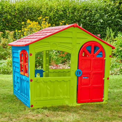 Children Playhouse Happy - 1,30 x 1,11 x 1,15 m Age 3+, Mayan