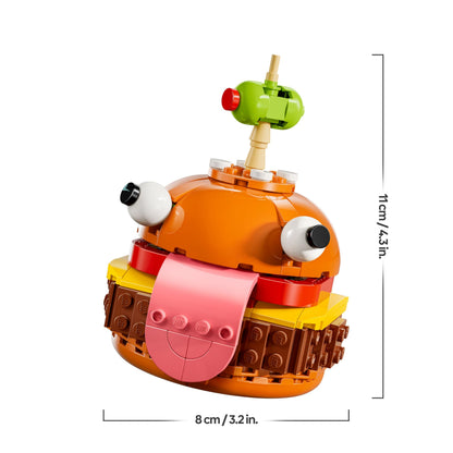 LEGO Fortnite Durrr Burger set featuring colorful building pieces and collectible character for creative play.
