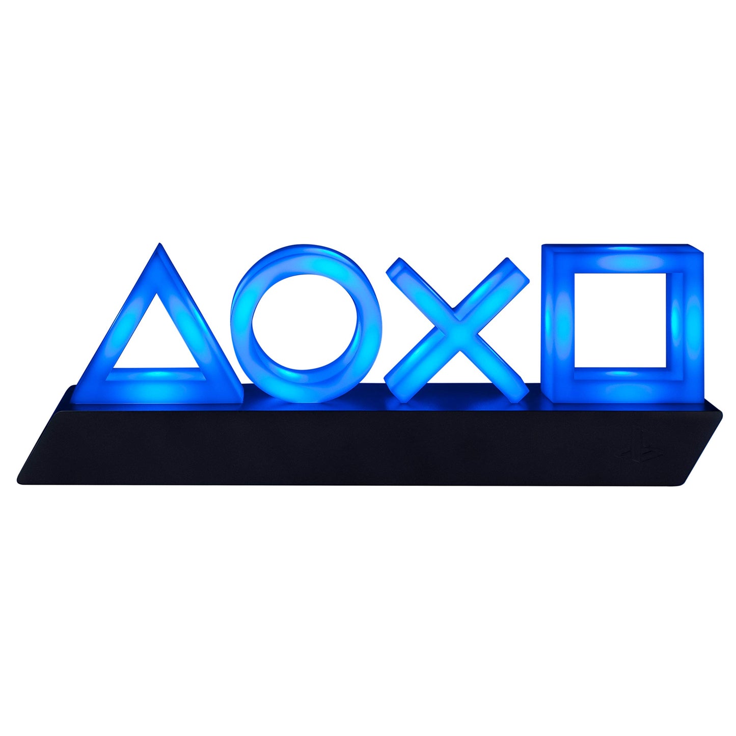 Paladone PlayStation 5 Icons light with modes and music reactive features, perfect for gaming room decor and official merchandise.