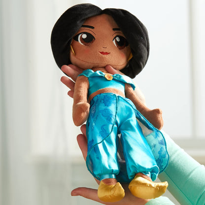 Disney Store Official Princess Jasmine Soft Toy Doll for Kids, Aladdin, 37cm/14”, Plush Cuddly Classic Character, Arabian Princess in Iconic Outfit with Embroidered Expression