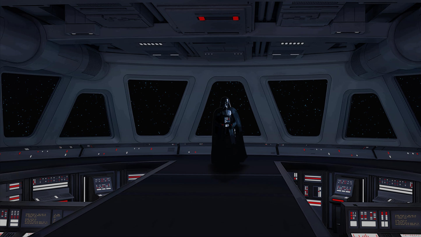 PlayStation 5 game disc of Star Wars Dark Forces by Atari, featuring the iconic Star Wars character artwork.
