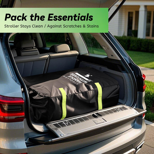 Guiseapue stroller bag for airplane travel, large capacity pram transport bag, compatible with Uppababy, Bugaboo, Cybex, Joie.