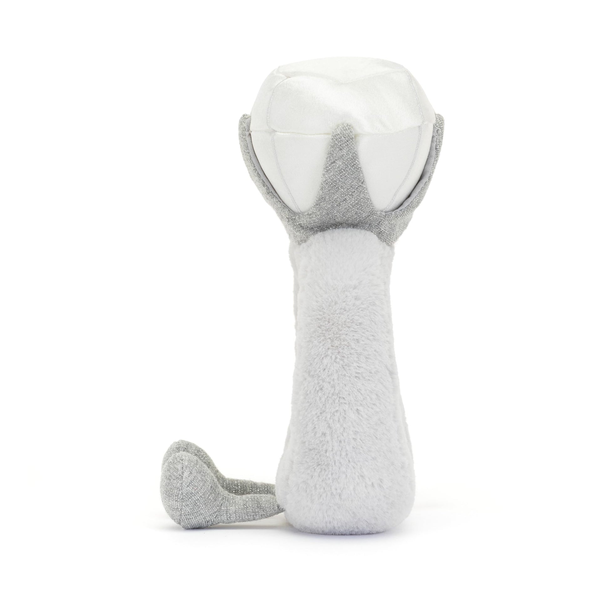 Jellycat Amuseable Diamond Ring plush toy, 20 cm tall, 12 cm wide, featuring a cute smiling face and colorful design.