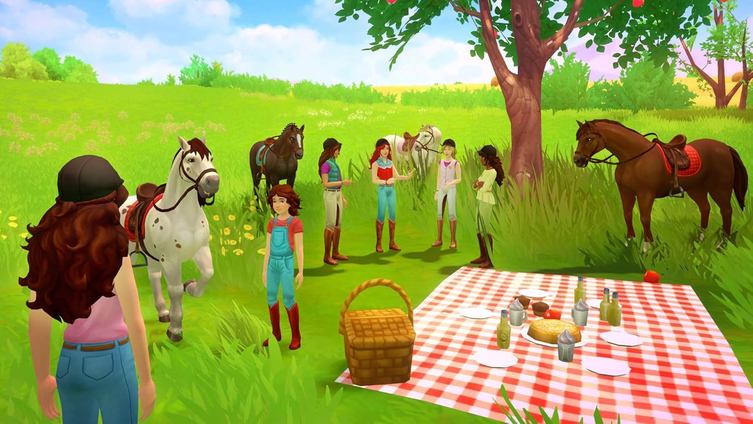Wild River Games Horse Club Adventures Nintendo Switch game case with cover art featuring horses and riders in a scenic setting.