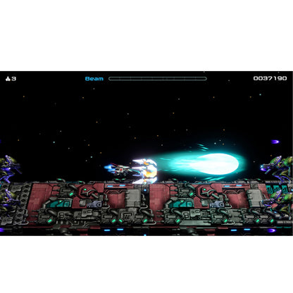 R-Type Dimensions III Nintendo Switch game cartridge by ININ, showing the game case with artwork on the front.