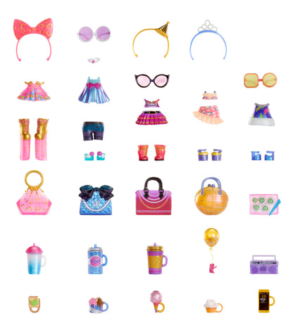 L.O.L. Surprise! Big Surprise Party - 4 Collectible Dolls, 40+ Surprises, 5 Unboxing Experiences, Fashions, Sand, Gel Crush, Shell Smash, Fluff, Party Confetti, Present for Girls Ages 4+