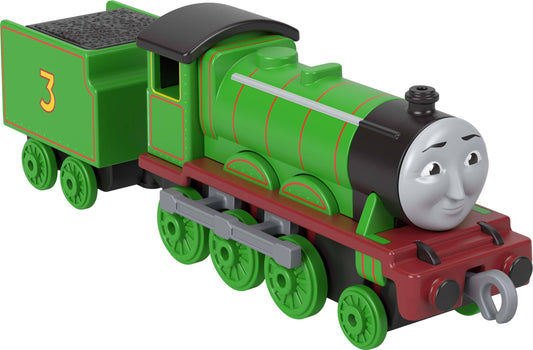 Thomas & Friends Toy Trains by Fisher-Price, 2 Large Die-Cast Engines & 3 Motorized Trains with Classic Characters, Includes Playmat, JHF10