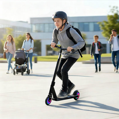 Freestyle Street Pro Stunt Scooter for Kids Ages 8-12, 360 Spin Trick Scooter with ABEC-9 Bearings (Black)
