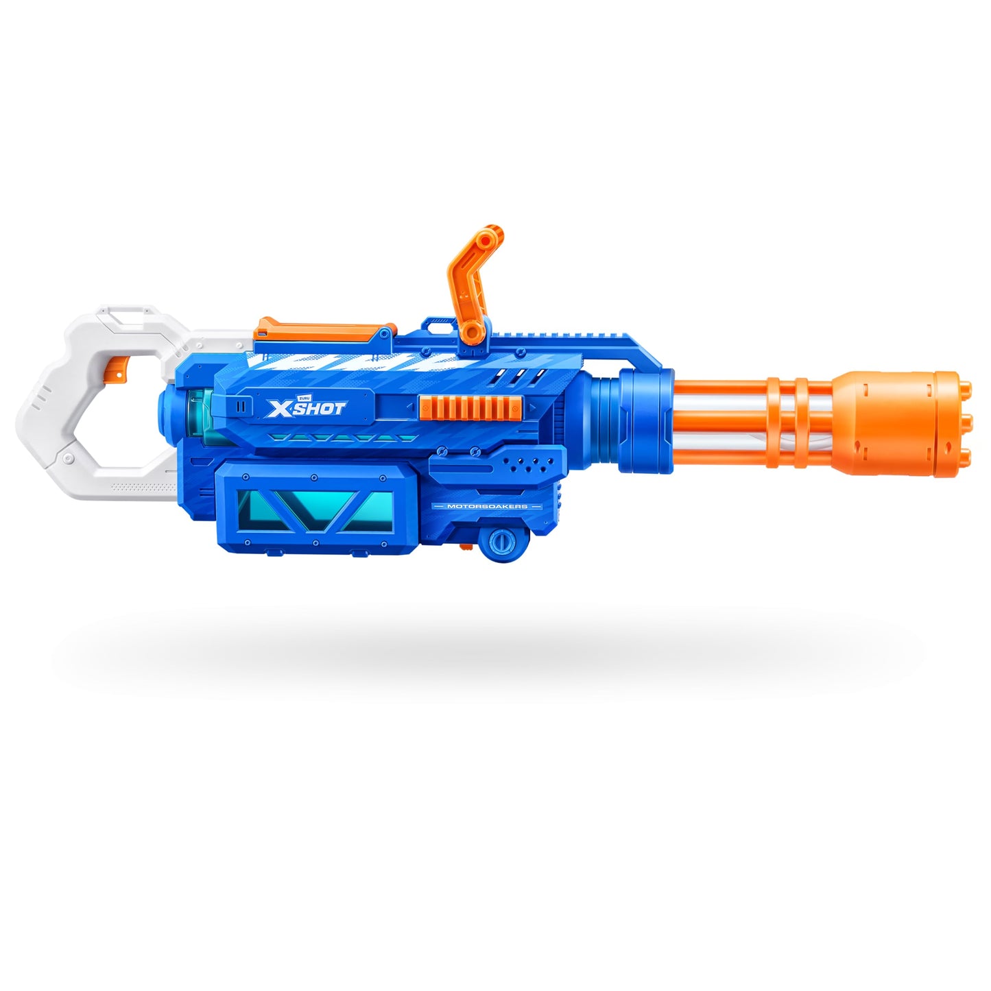 XSHOT Water Gatling Motor Soaker by ZURU, Motorised Blaster Watergun, Water Blaster, Water Toys, Fills with Water in just 1 Second, Rechargable Battery (Large Gatling Motor Soaker)